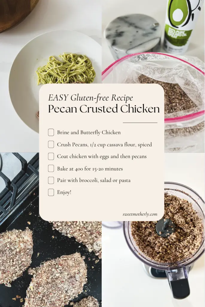 Gluten-Free-Crispy-Pecan-Crusted-Chicken - Sweet Motherly